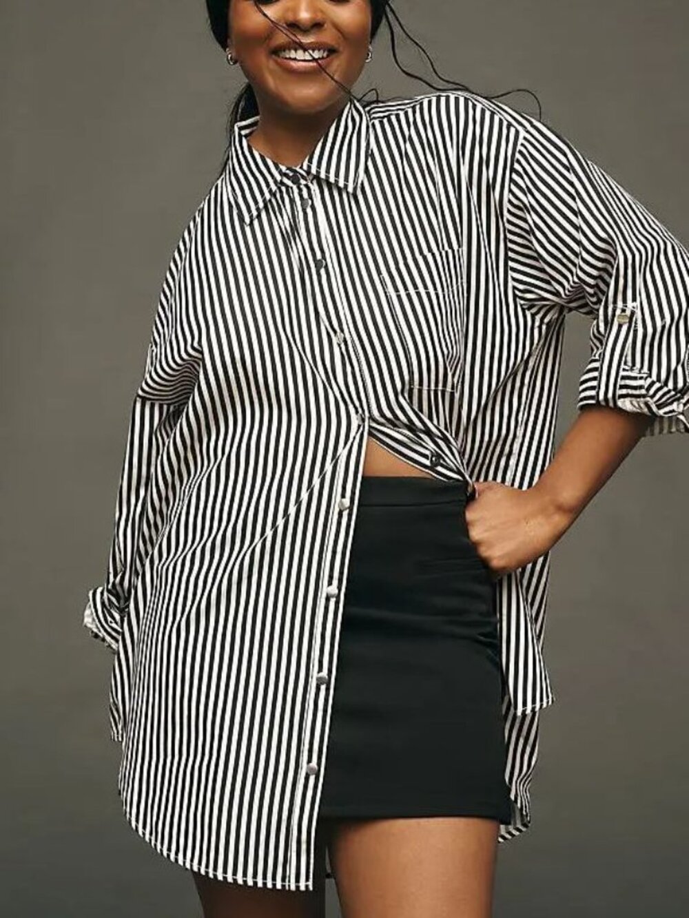 Anthropologie | Maeve Bennet Oversized Buttondown Shirt | X-Large, 100% Cotton